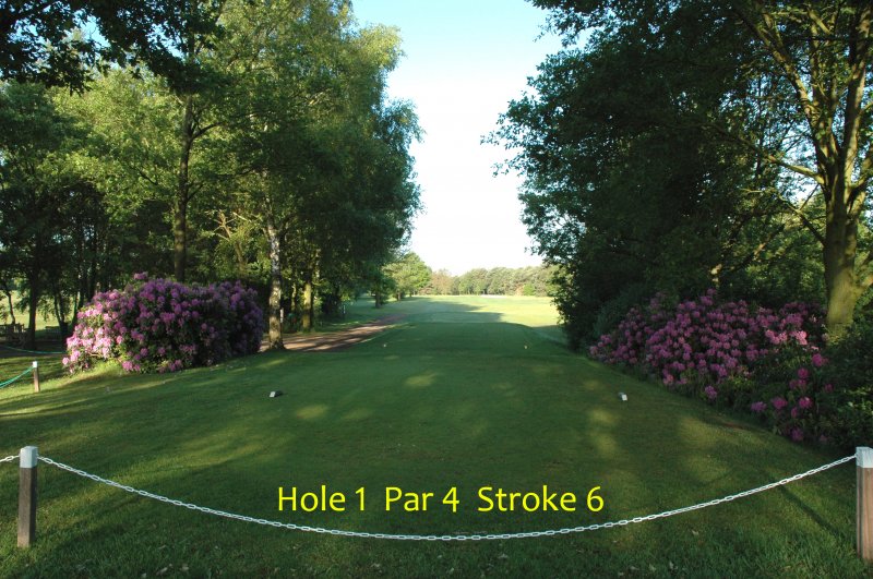 Baanfoto van hole 1
