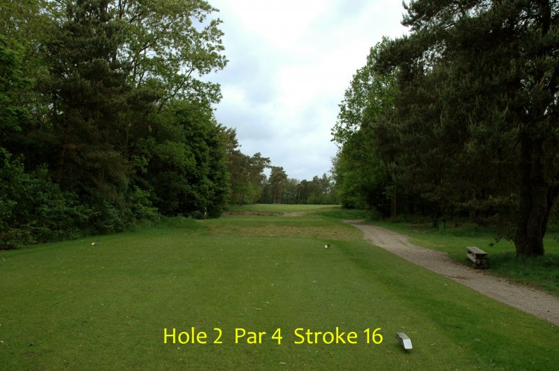 Baanfoto van hole 2