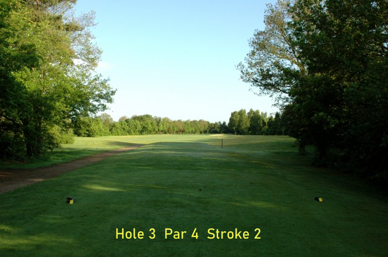 Baanfoto van hole 3