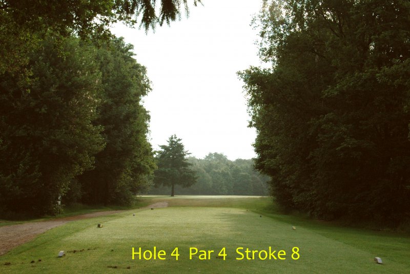 Baanfoto van hole 4