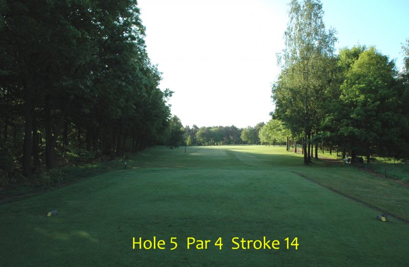 Baanfoto van hole 5