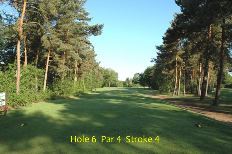 Baanfoto van hole 6