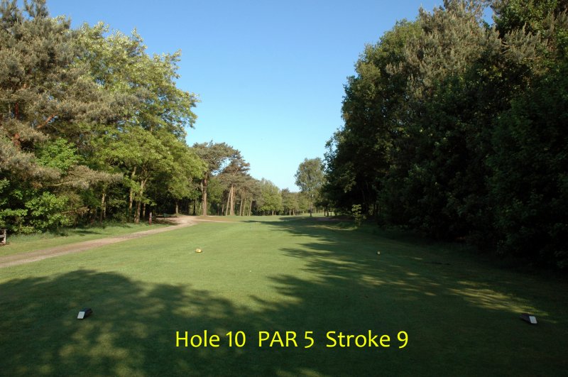 Baanfoto van hole 10