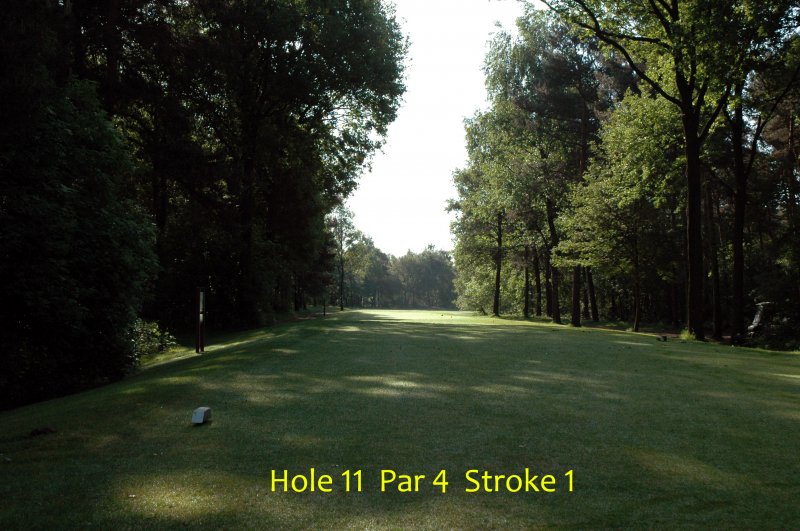 Baanfoto van hole 11