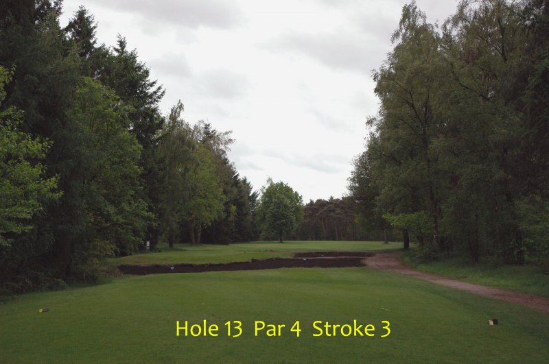 Baanfoto van hole 13