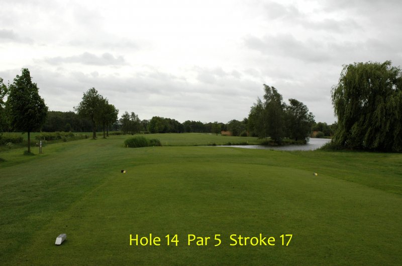 Baanfoto van hole 14