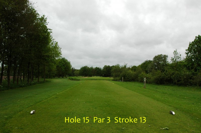 Baanfoto van hole 15