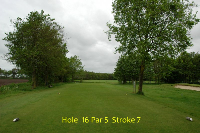 Baanfoto van hole 16