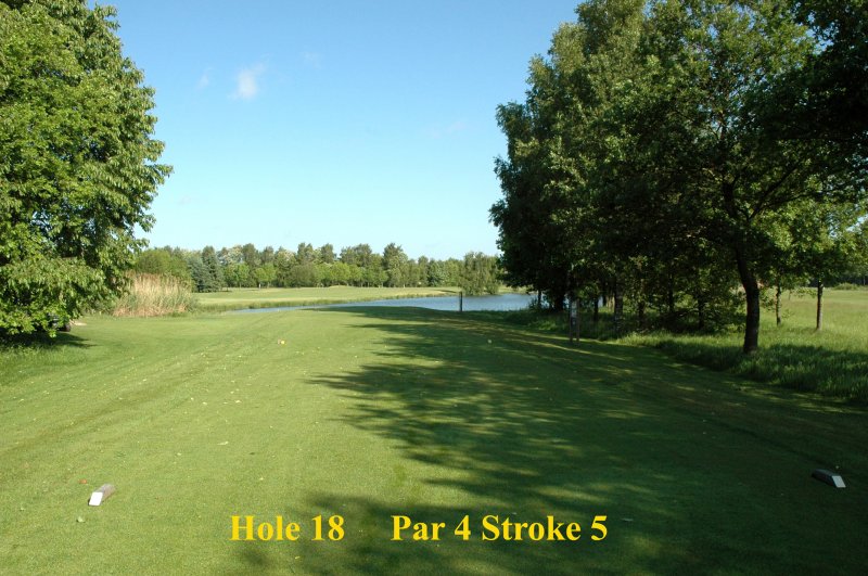 Baanfoto van hole 18